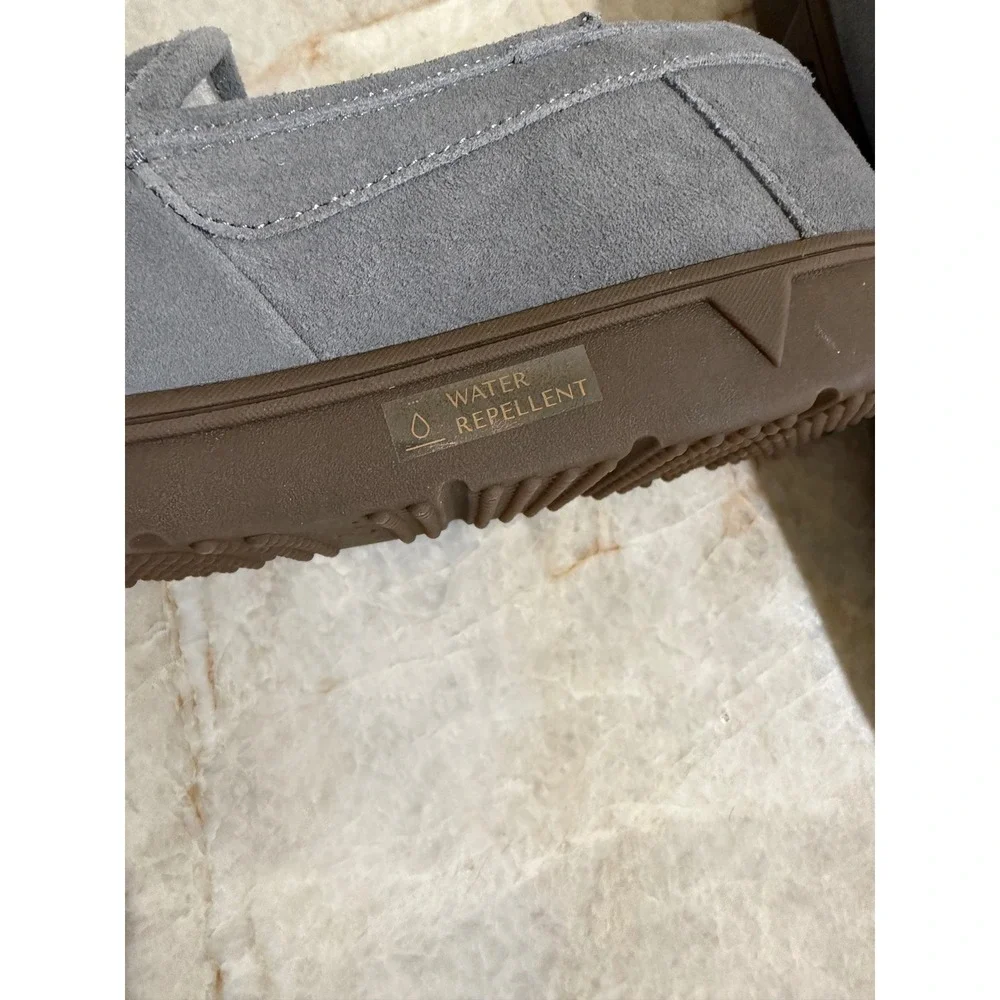 Vionic Gustavo Men's Charcoal Suede Slippers Loafers Size 10 NWOB